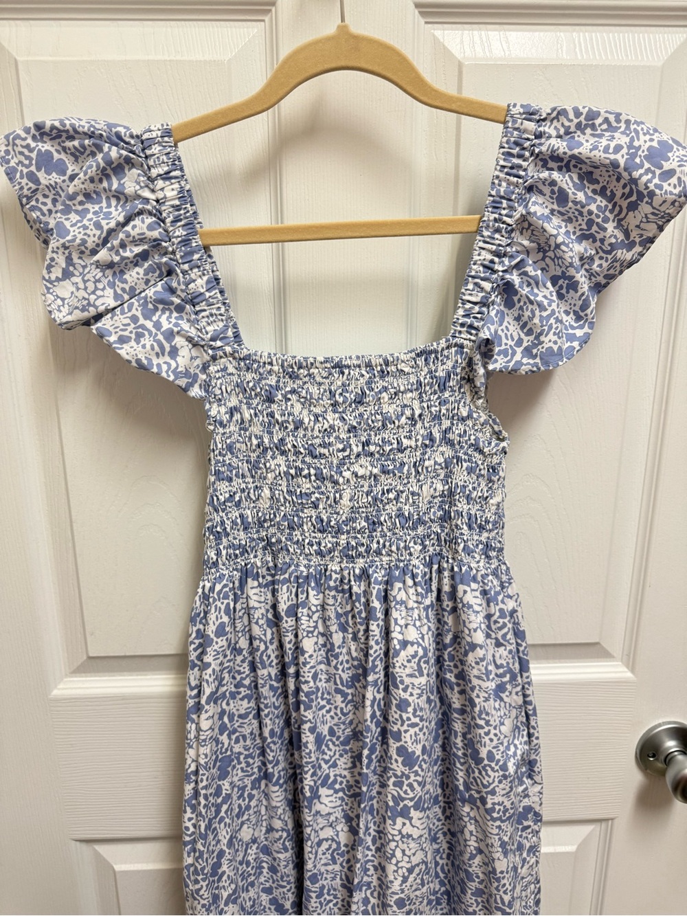 O.P.T Blue Spotted Maxi Nap Dress - Picture 11 of 14